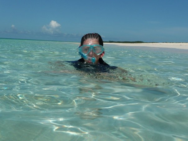 ella snorkling